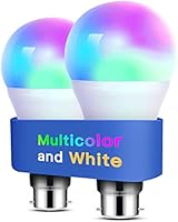 Alexa Light Bulbs WiFi Smart Bulbs B22 Bayonet [2 Pack] Compatible with Echo Alexa Google Home Dimmable Warm Light and...