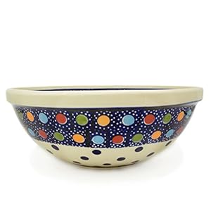 Bunzlauer Salad Bowl 24 cm Dekor Konfetti