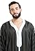 Moroccan Men Dress Caftan Handmade with Embroidery Tread Long Sleeve Black
