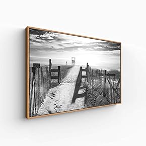 Canvas Wall Art for Living Room, Bedroom Black and White Construction Framed Canvas Prints for Home Decoration Ready to Hang - 16x24 inches