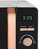 Tower T24021WMRG Digital Microwave with 60-Minute Timer and 8 Autocook Settings, 20L, 800W White Marble and Rose Gold