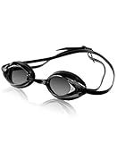 Speedo Vanquisher Optical Swim Goggle, Clear/Clear, Diopter -5.0