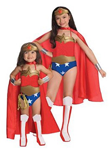 Rubie's Little Girls' Deluxe Wonder Woman Costume