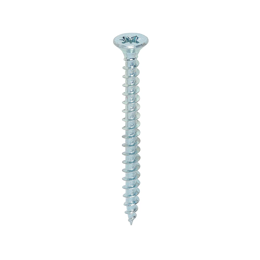 TIMCO Solo Chipboard & Woodscrews - PZ - Double Countersunk 4.0 x 45 - Zinc - Box of 200