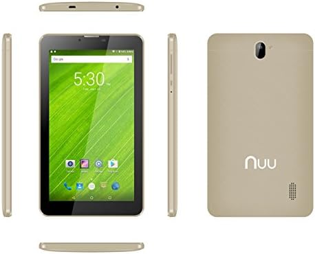 NUU Mobile T2 Tablet Gold 1GB RAM 8GB Storage (U.S. Warranty)