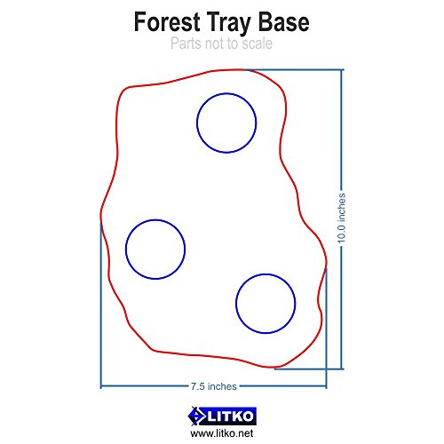 Forest Tray Base, 3mm Craft Plywood (1)