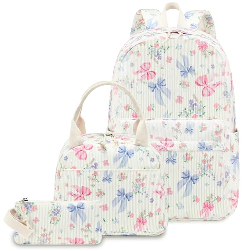 Bluboon School Backpack Set Girls Womens Laptop