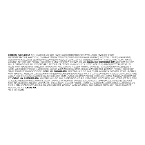 AMAZON GROCERY, INSTANT OATMEAL, FRUIT & CREAM VARIETY PACK, 9.8 OZ