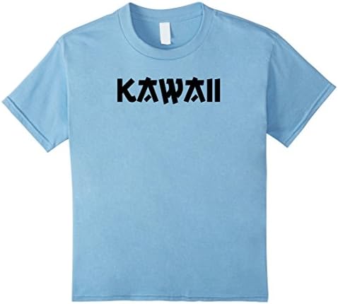 Kids Cute Kawaii Japanese Pop Culture T-Shirt for Anime Fans 12 Baby Blue