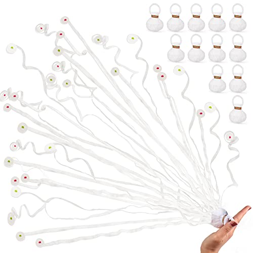 36Pack No Mess Party Poppers,Streamers Poppers Party Favors for Birthday,Wedding exits,Send Off Idea,Celebrations,School Opening,Graduation,Retirement Party (white 36pack)