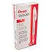 Pentel BK91B R.S.V.P. Stick Ballpoint Pen, 1mm, Trans Barrel, Red Ink, Dozen