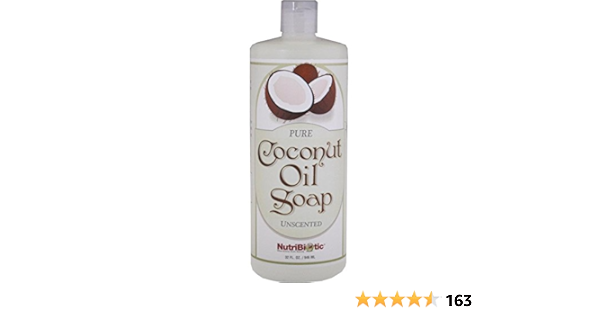 Amazon Com Nutribiotic Pure Coconut Oil Soap Unscented 32 Fluid Ounce Bath Soaps Beauty Personal Care