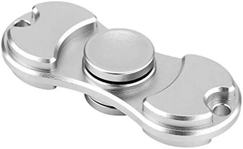 Tri Fidget Spinner Toy EDC Sensory Hand Spinner Fidget Toy for Autism and ADHD Kids/Adult stress reducer Fidget Cube JAJA TECH (Silver)
