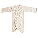 Button Kimono Gown , 0~3 Months, 100% Organic Cotton