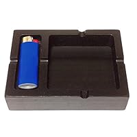 Zero Mass Bamboo Ashtray with Space for Your Lighter
