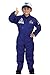 Aeromax Jr. NASA Flight Suit, Blue, with Embroidered Cap and official looking patches, size 8/10.