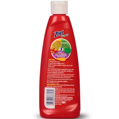Zout Laundry Stain Remover, Triple Enzyme Formula, 12 Ounce