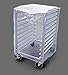 New Star Foodservice 36534 Commercial-Grade Sheet Pan/Bun Pan Rack Cover, Plastic, 10-Tier, 28" L x 23" W x 33" H, Clear primary