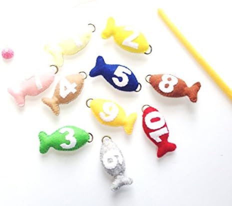 Amazon フェルト 魚釣りセット 数の学習 知育グッズ ままごと おもちゃ 赤ちゃん 幼児のおもちゃ おもちゃ