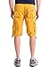 INFLATION Men's All-Season Drawstring Basic Cargo Pocket Shorts,100% Cotton,12 Colors Choices Yellow