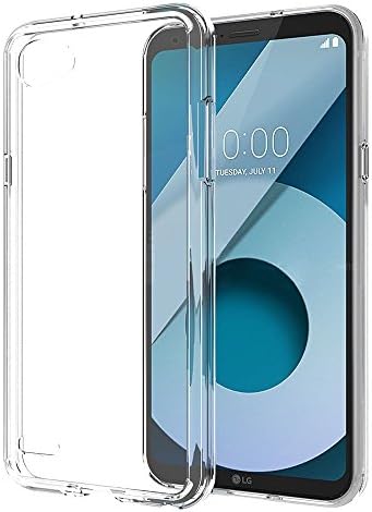 LG Q6 Case,LOVEMECASE Soft TPU Case Crystal Transparent Slim Anti Slip Case Back Protector Case Cover for LG Q6 Clear