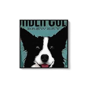 Framed Canvas Wall Art for Living Room, Bedroom Cute Animal Theme Canvas Prints for Home Decoration Ready to Hang - 16x16 inches