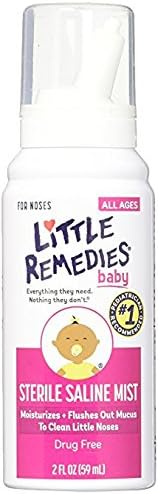 Little Remedies Baby Sterile Saline Mist, 2 Ounce - Pack of 3