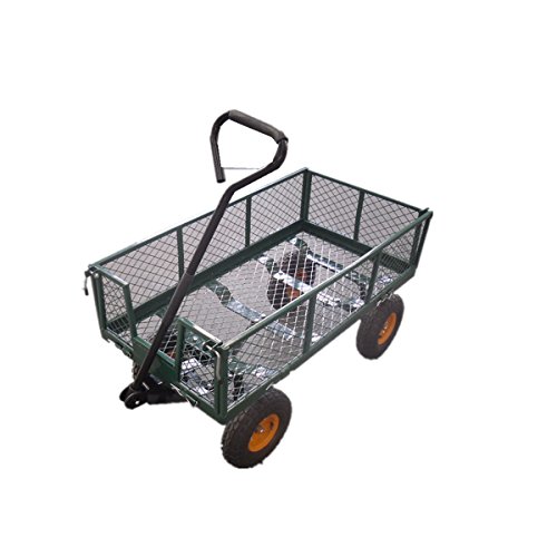 4 Rad Handwagen Bollerwagen Transportkarre Gartenwagen Schubkarre – Bild 3