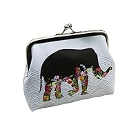 Sagton Women Elephant Wallet Card Holder Coin Purse Clutch Handbag