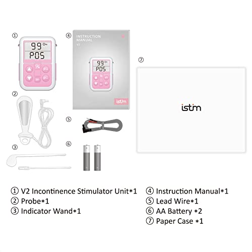 iStim V2 Kegel Exerciser Incontinence Stimulator with Probe for Bladder