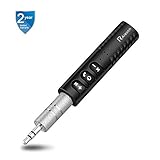 Mini Bluetooth Receiver,Areson Portable Bluetooth 4.1 Car Aux Adapter Receiver Hands-free Audio Adapter&Wireless Car Kits for Car/Home Stereo Music Streaming Sound System 3.5 mm (Black)