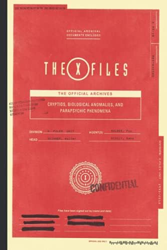 X-Files: The Official Archives: Ruled Notebook │ DIARY │ JOURNAL │ HP MOVIE PROP │ PRANK │ HALLOWEEN │ COSPLAY │ Perfect Gift for the Movie fans │ 110 Lined Pages 6x9 Inches