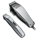 Andis Cord/Cordless 23-Piece Hair Clipper/Beard Trimmer Combo Haircutting Kit, Silver, (20140) (Health and Beauty)