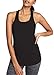 Mippo Women’s Sexy Yoga Workout Tops with Mesh Summer Spaghetti Strap Criss Backless Active Tank Top Casual Beach Gym Sports Shirt Fitness Exercise Clothes Black Sthumb 1