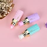 Chris.W 3Pcs Novelty Artificial Lipstick Shaped Fine Line Correction Tape, Office School Supplies, Students Kids Gift Stationery (Purple/Pink/Blue)