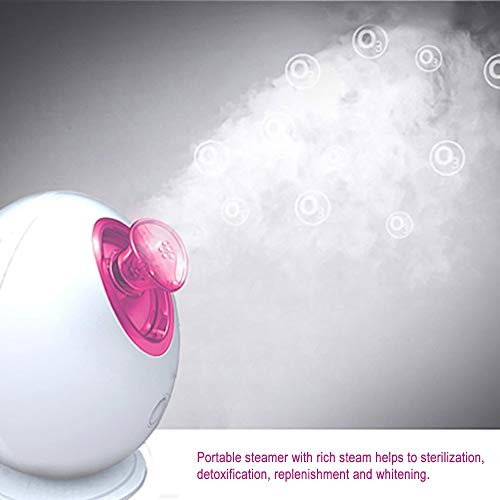 Facial Steamer, AnGeer Nano Ionic Professional Face Steamer for Sauna Spa Home Portable Steaming Device Humidifier Sprayer for Women Men Moisturizing Skin Clear Blackheads Acne Facial Hydration - Thumbnail 4