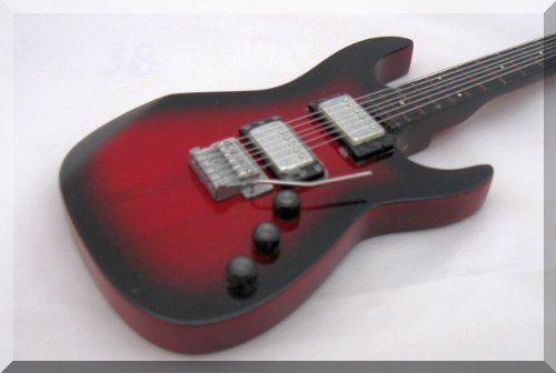 KIRK HEMMETT ESP Standard M-II Miniature Guitar Metallica 2