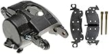 ACDelco 18R624 Professional Front Driver Side Disc Brake Caliper Assembly with Pads (Loaded), Remanufactured