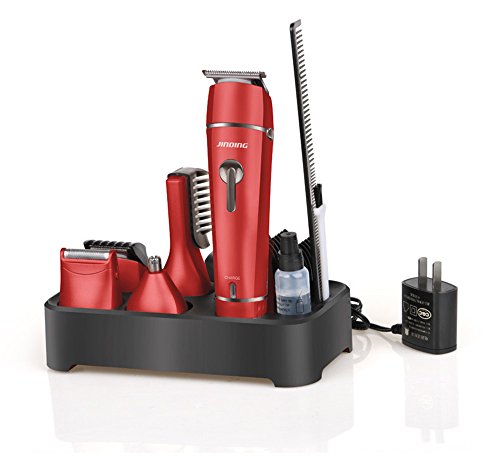 Guoyajf Rechargeable Electric Hair Trimmer Grooming Kit Nose Ear