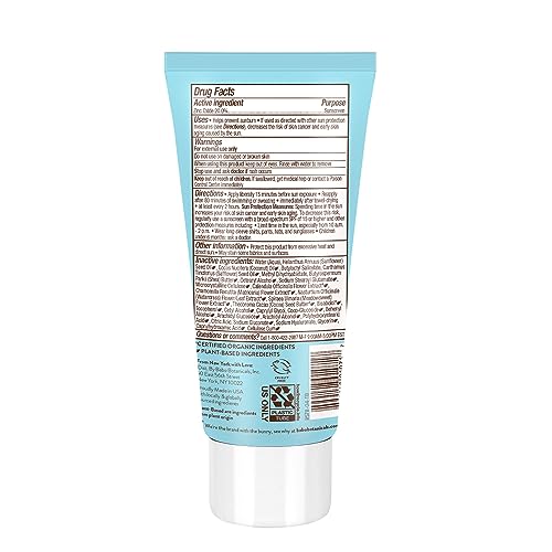 BABO BOTANICALS SENSITIVE BABY MINERAL SUNSCREEN LOTION SPF50 – NATURAL ZINC OXIDE – FACE & BODY – FRAGRANCE-FREE – WATER-RESISTANT – EWG VERIFIED – VEGAN – EXTRA SENSITIVE SKIN – FOR BABIES & KIDS