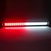 Clidr Emergency Traffic Advisor Strobe Lights 80 Led Strobe Light Bar Safety Hazard Warning Interior Windshield Dash Lights Deck Split Mount for Construction Vehicles Trucks (Red White)