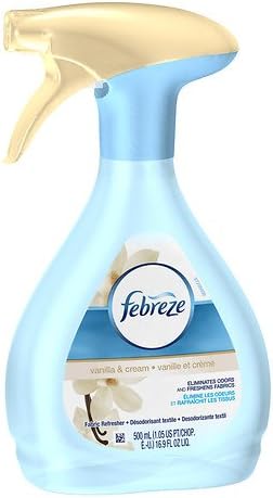 1 x Febreze Fabric Refresher Air Freshener, Vanilla &amp; Cream 16.9 oz