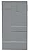 NaturCute Luxury 9-Piece Cotton Bath Sheets Set - Two Bath Towels, Two Hand Towels, Four Washcloths, One Bathroom Mat (Gray)