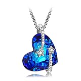 LadyColour 925 Sterling Silver Venus Pendant Necklace Swarovski Crystals Jewelry for Women Girls Christmas Gifts for Girls Xmas Gifts Ideas 2017 Birthday Anniversary Gifts for Her