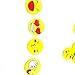 A Little Lemon Mini Metal Smiley Smile Face Button Pins，1.2 Inch Size - 80 Pack