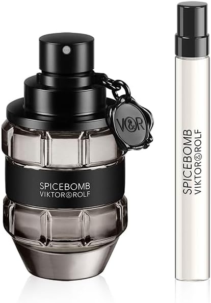Viktor & Rolf Spicebomb Eau de Toilette 50ml Gift Set for Men EDT Travel Spray