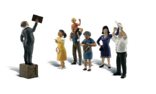 Sermon on the Crate HO Scale Woodland Scenics