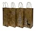 Christmas Holiday Wine Kraft Gift Bags 16, foil hot-Stamp Designs, 2 Packs of 8 Bottle Bags in Assorted Christmas Prints; Set of 16 Bags (Style 2)