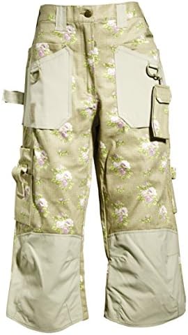 Garden Girl USA 3/4 Trousers, 4-Inch, Roses Tan
