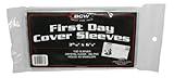Pack of 100 BCW First Day Cover Sleeves - 3 15/16 X 6 7/8